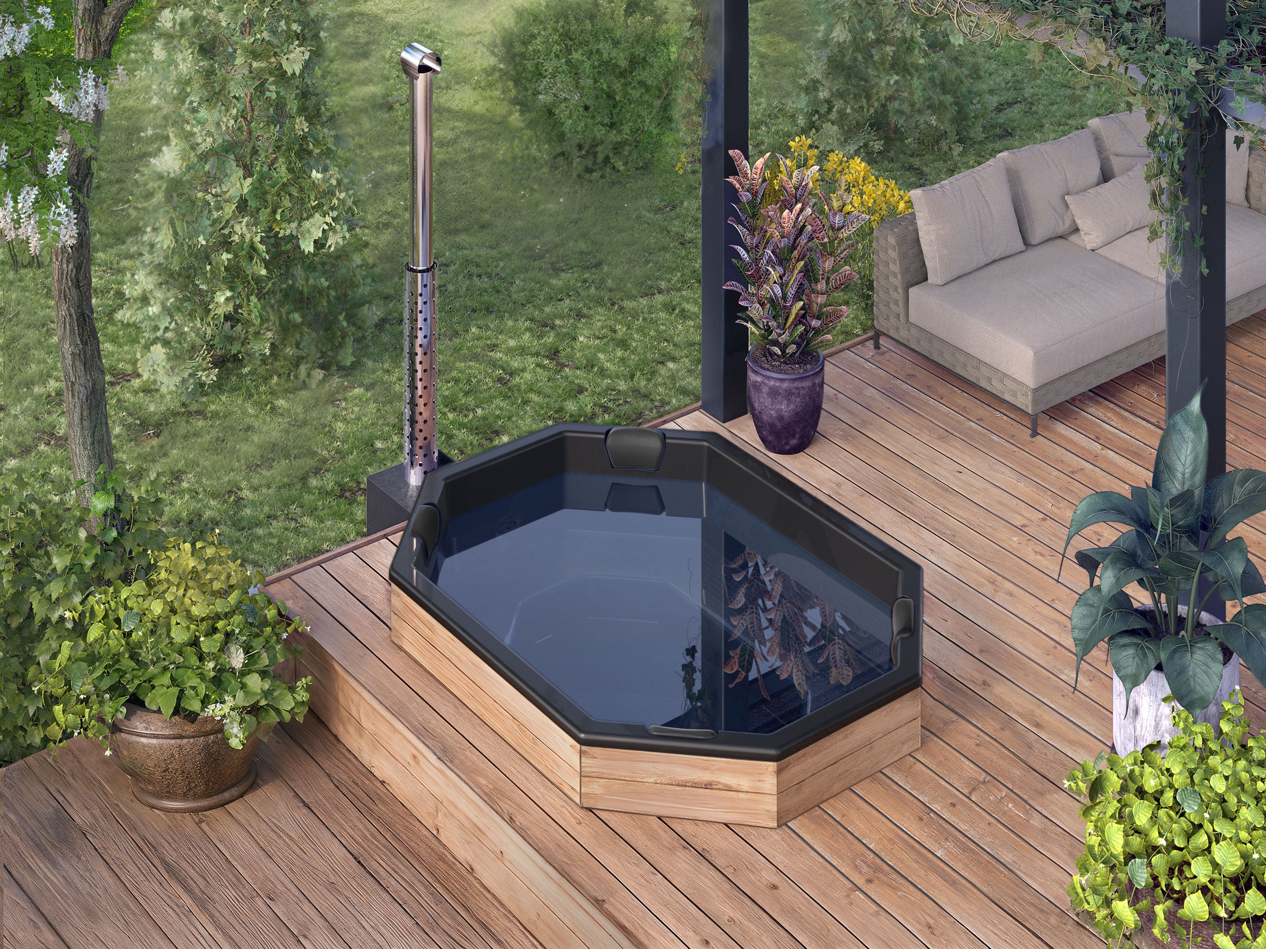 Palju terassille OCTA "DIY" 2.4×1.8, 1600L