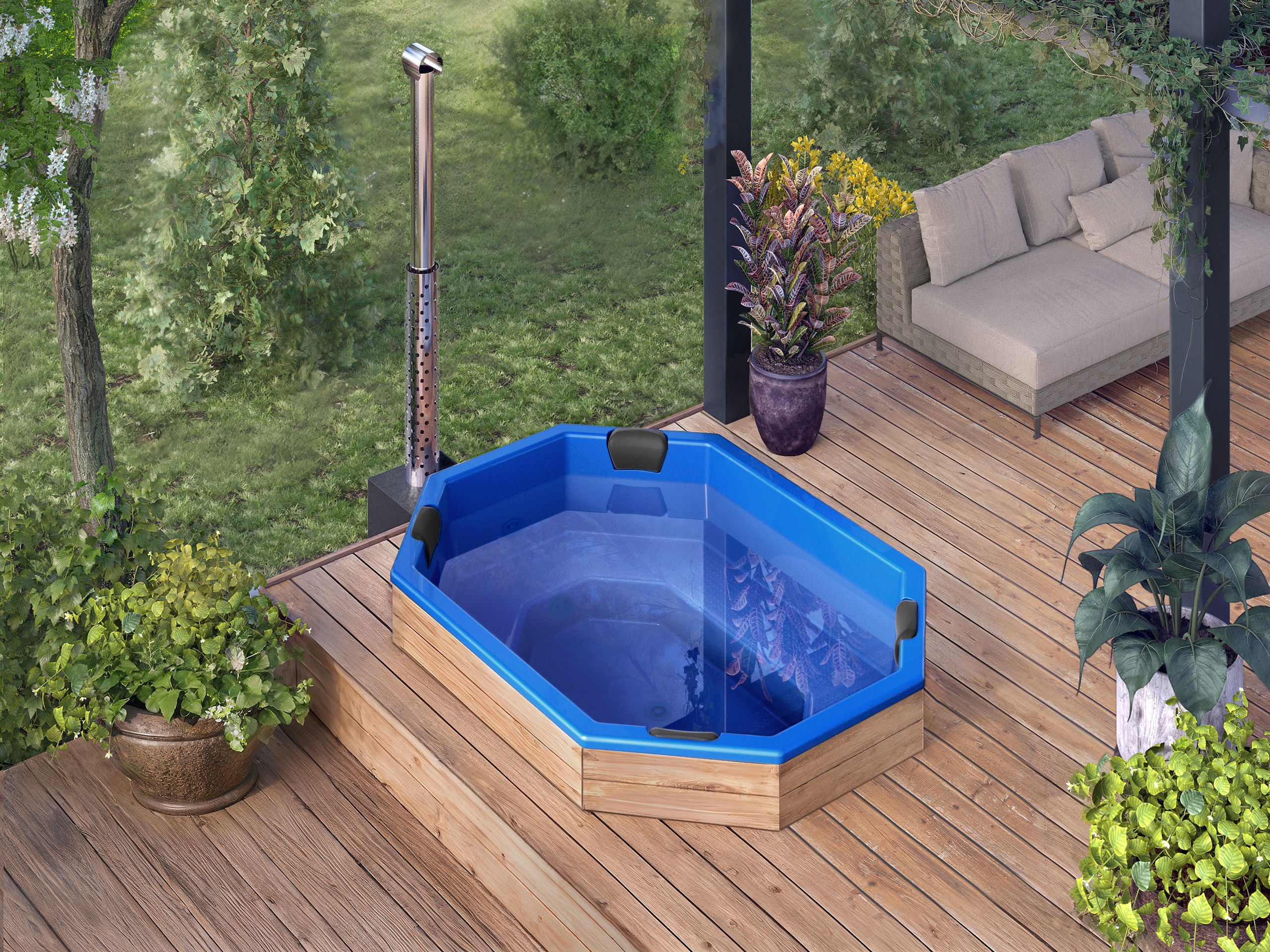 Palju terassille OCTA "DIY" 2.4×1.8, 1600L