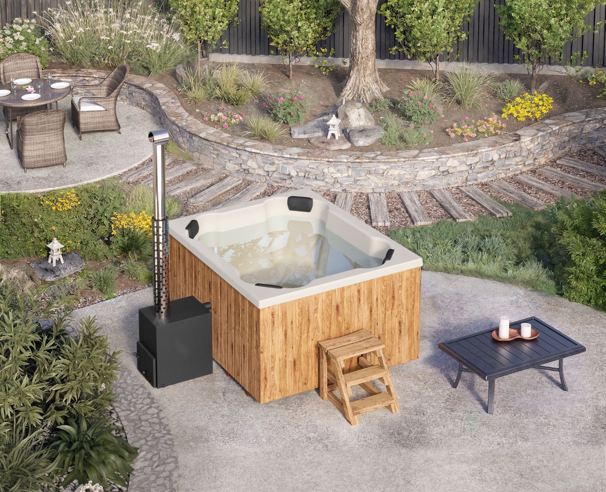 Palju QUATTRO 2.0×1.7m, 1400L