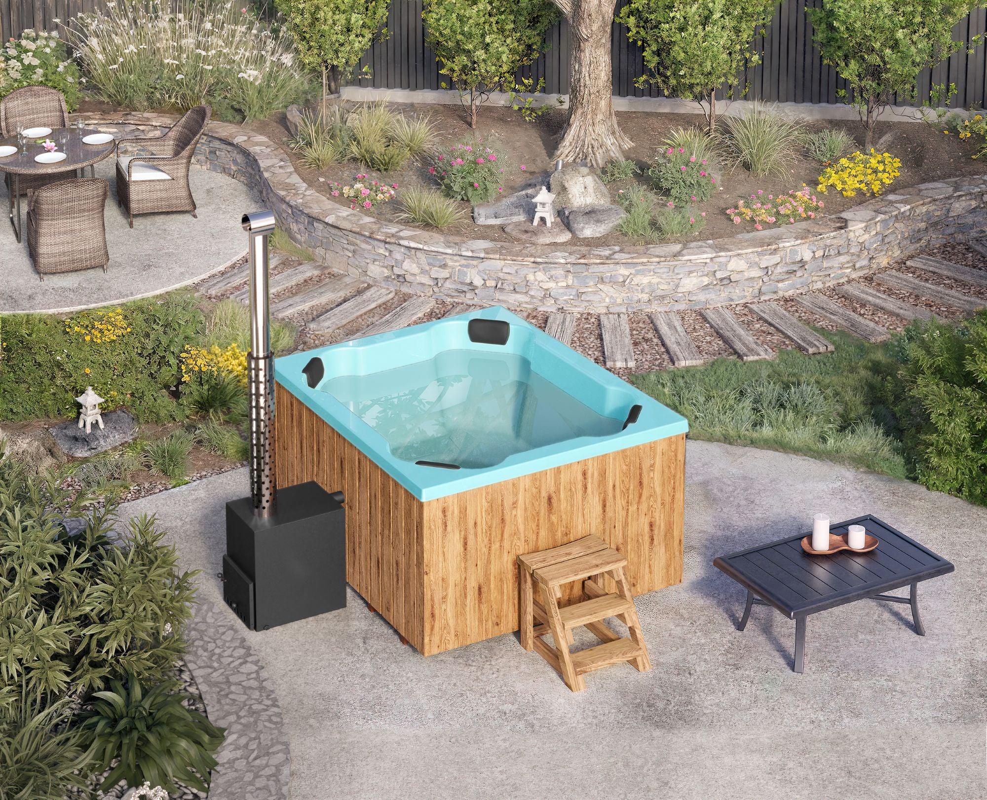 Palju QUATTRO 2.0×1.7m, 1400L