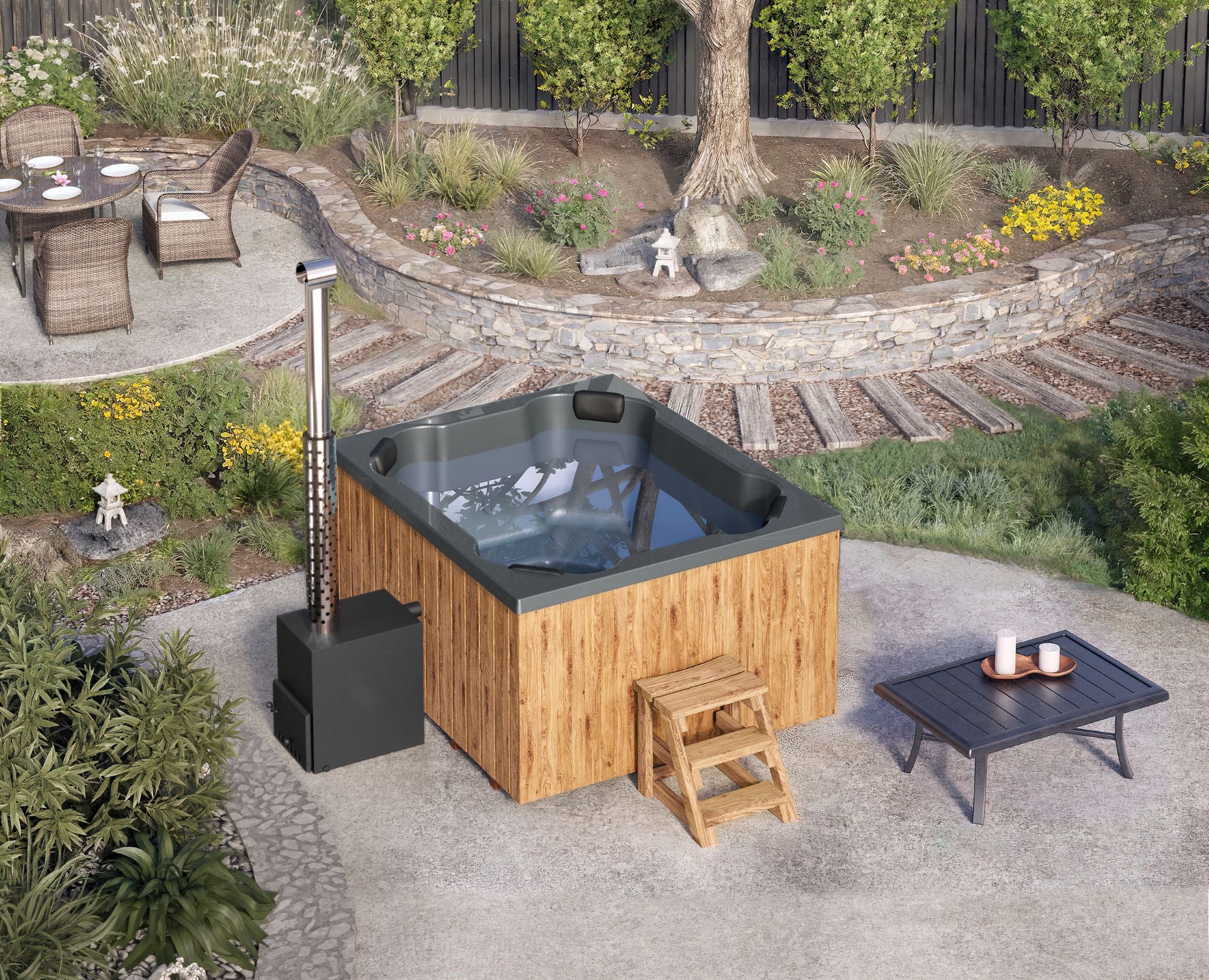 Palju QUATTRO 2.0×1.7m, 1400L